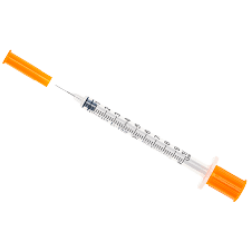 Insulin Syringe 1.0mL 31G x 6mm - 10pk
