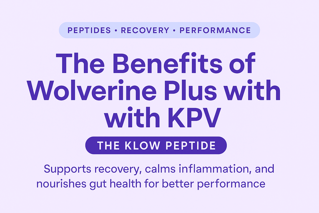 Calm inflammation, train harder — meet Wolverine Plus + KPV