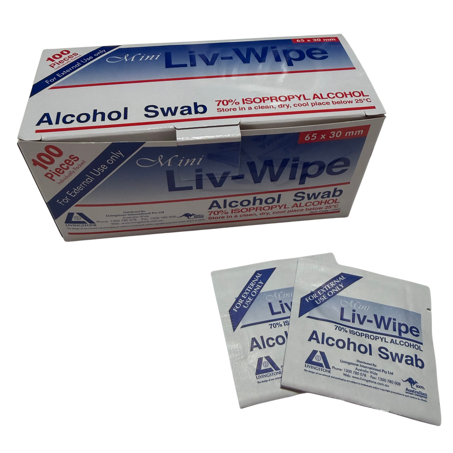 Alcohol Pads (Box of 100)
